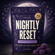 Pure Edge Nightly Reset melatonin-free sleep gummies, 30 count