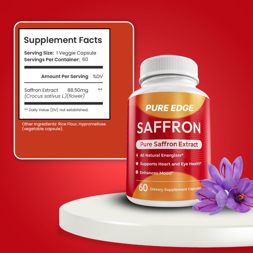 Pure Edge - Saffron Capsules